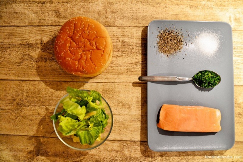 Lachsburger, norwegisch, skandinavisch, Rezept, Fischburger, Lachs, Blog, Norwegen, Skandinavien, 