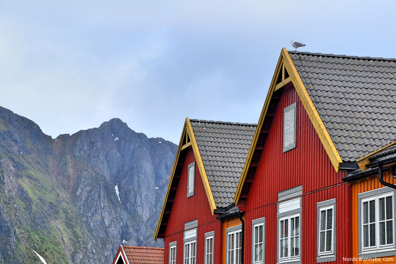 Lofoten, Inselgruppe Norwegen, weißer Strand, rote Holz-Häuser, Stockfisch, Natur, Wandern, Angeln, Hennigsvær, Leknes, Reine, Svolvær, Urlaub, Reise, Kreuzfahrt, Skandinavien, Costa