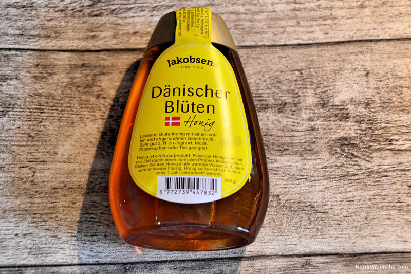 Dänischer Blüten-Honig, Honig, Dänemark, Jakobsens, Frühstück, Skandinavien, Blog, Blüten, Naturprodukt