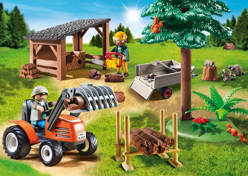 Neues Playmobil Thema Forsthaus, Wald, Waldtiere, Norwegen, Schweden, Skandinavien, Spielzeug, Kinder, Weihnachten, 2016, Neuheit, Blog, Empfehlung, 6814