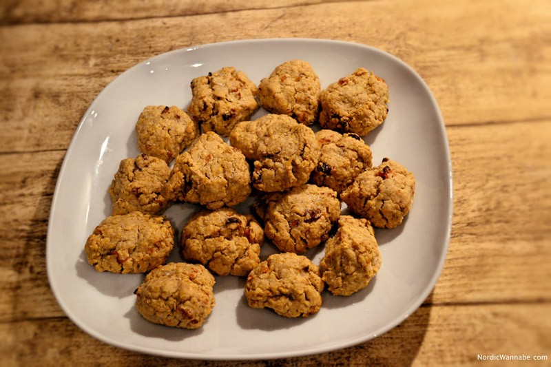 Haferkekse, skandinavisch, Rezept, Skandinavien, Blog, Schweden, Norwegen, Dänemark, Finnland, Aprikose, Kardamom,