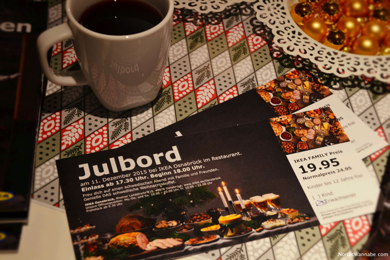 Schwedisches Weihnachtsbuffet bei IKEA, Julbord, IKEA, Schweden, Skandinavien, Blog, Lachs, Kaviar, Ei, Weihnachtsschinken, Hering, Dill, Kuchen, Milchreis, Pfefferkuchen, Köttbullar, Lachs, Softbröd, Elch