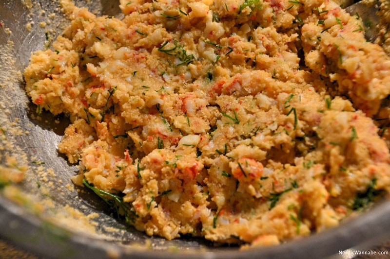 Krebsfleischfrikadelle, Schweden, Skandinavien, Blog, Rezept, Kochen, lecker, Fisch, Schwedische Frikadellen
