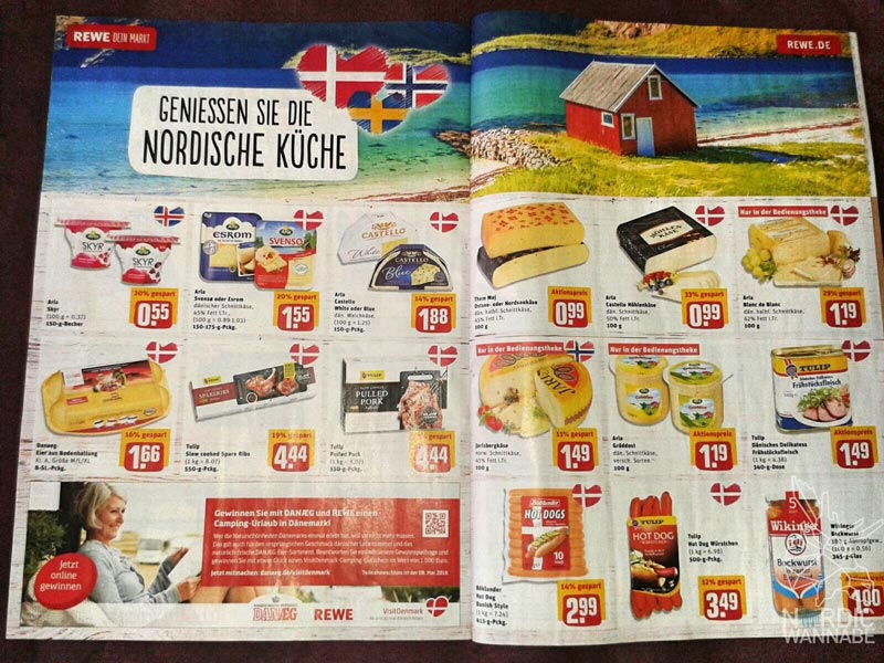 Skandinavische Lebensmittel, Rewe, Schweden, Island, Dänemark, Finnland, Käse, Eis, Bier, Honig, Marmelade , Blog, Skandinavien