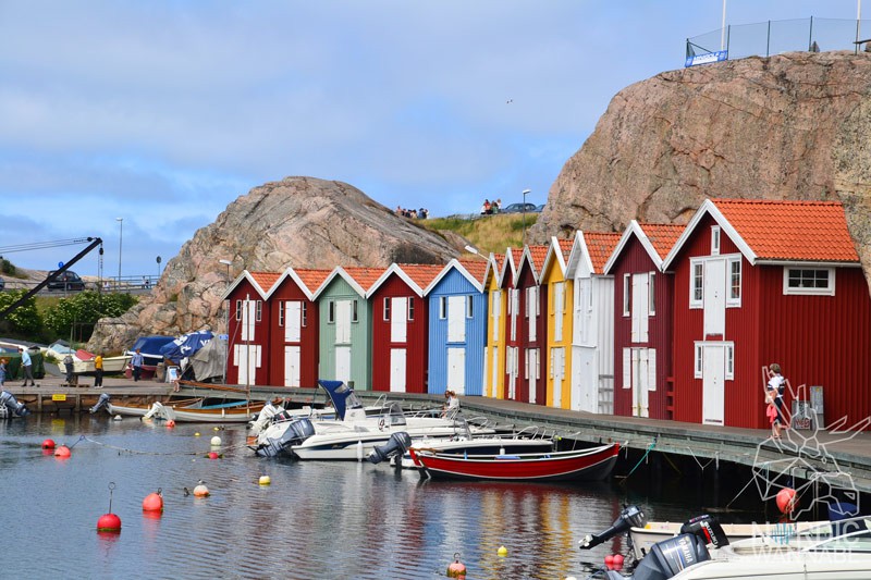 Smögen, Mittsommer, Hafen, Brygge, Schweden, Skandinavien, Blog, rote Holzhäuser, Einreisen nach Nordeuropa