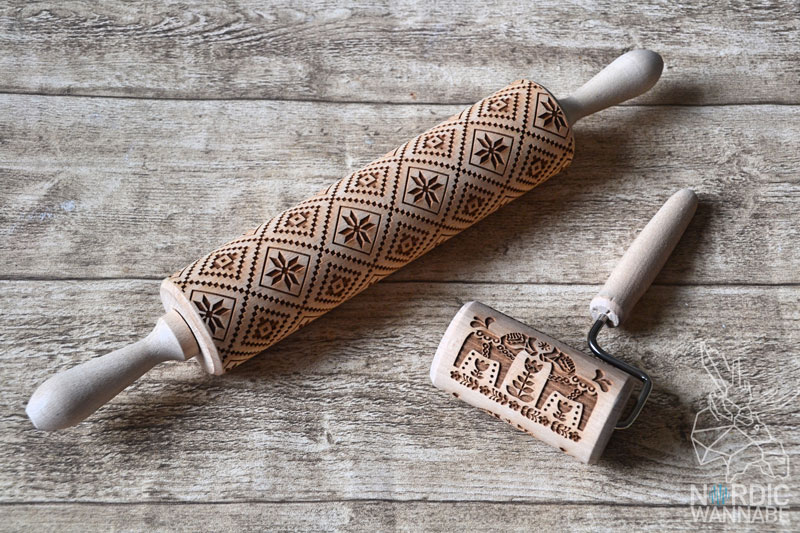 Nordliebe, Blog, Skandinavische Muster, Nudelholz, Norwegermuster, Dalapferd, Skandinavien, Kekse, Knäckebrot, Teigrolle, schwedisch, norwegisch, Geschenk, Weihnachten,