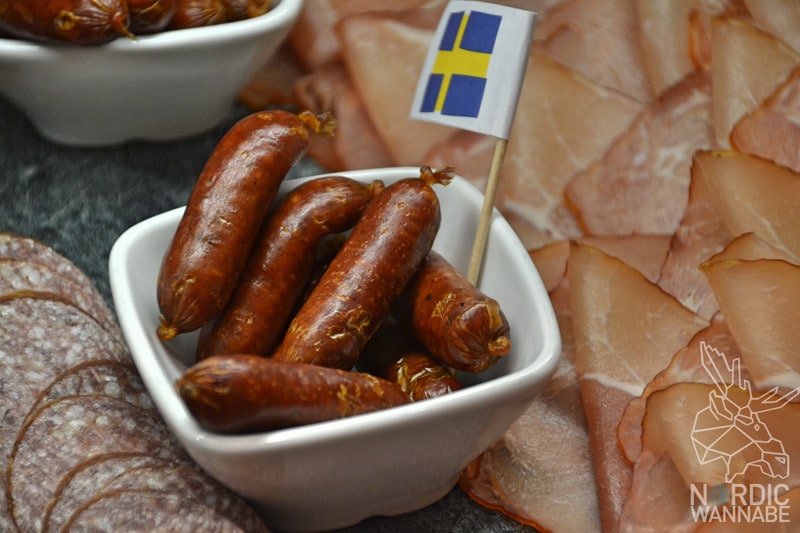 Julbord, schwedisches Buffet, Ikea, Osnabrück, Elch, Lachs, Mandeltorte, Knäckebrot, Köttbullar, Brot, Käse, Blog, Schweden, Skandinavien, Tünnbröd, Lucia