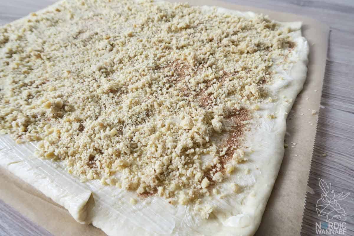 Walnuss, Walnussschnecke, Schwedische Schnecke, Zimtschnecke, Rezept, Schweden, Blog, Kanelbullar