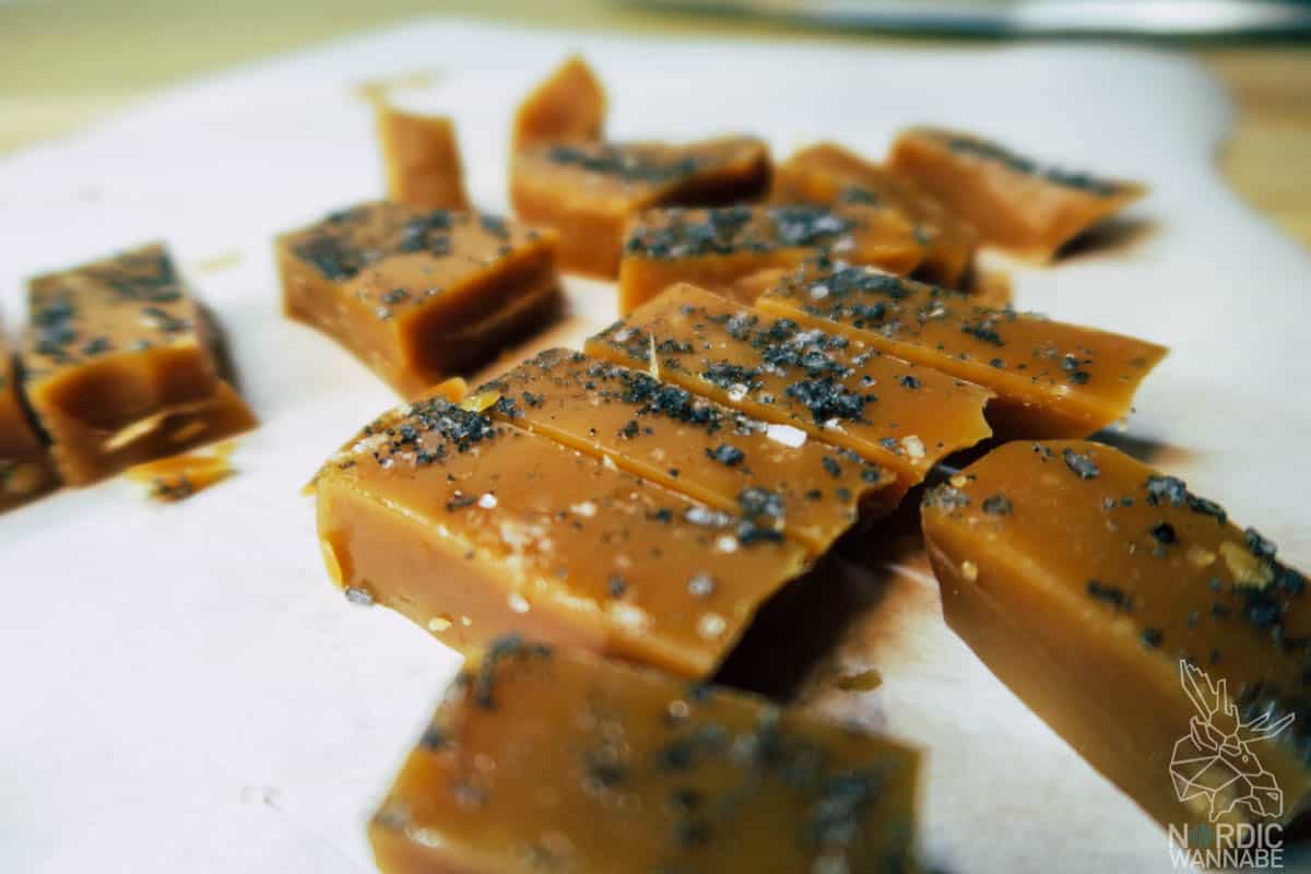 Karamellbonbons mit Salz, Skandinavien, Hygge, Valentinstag, Karamellbonbons selber machen, Rezepte