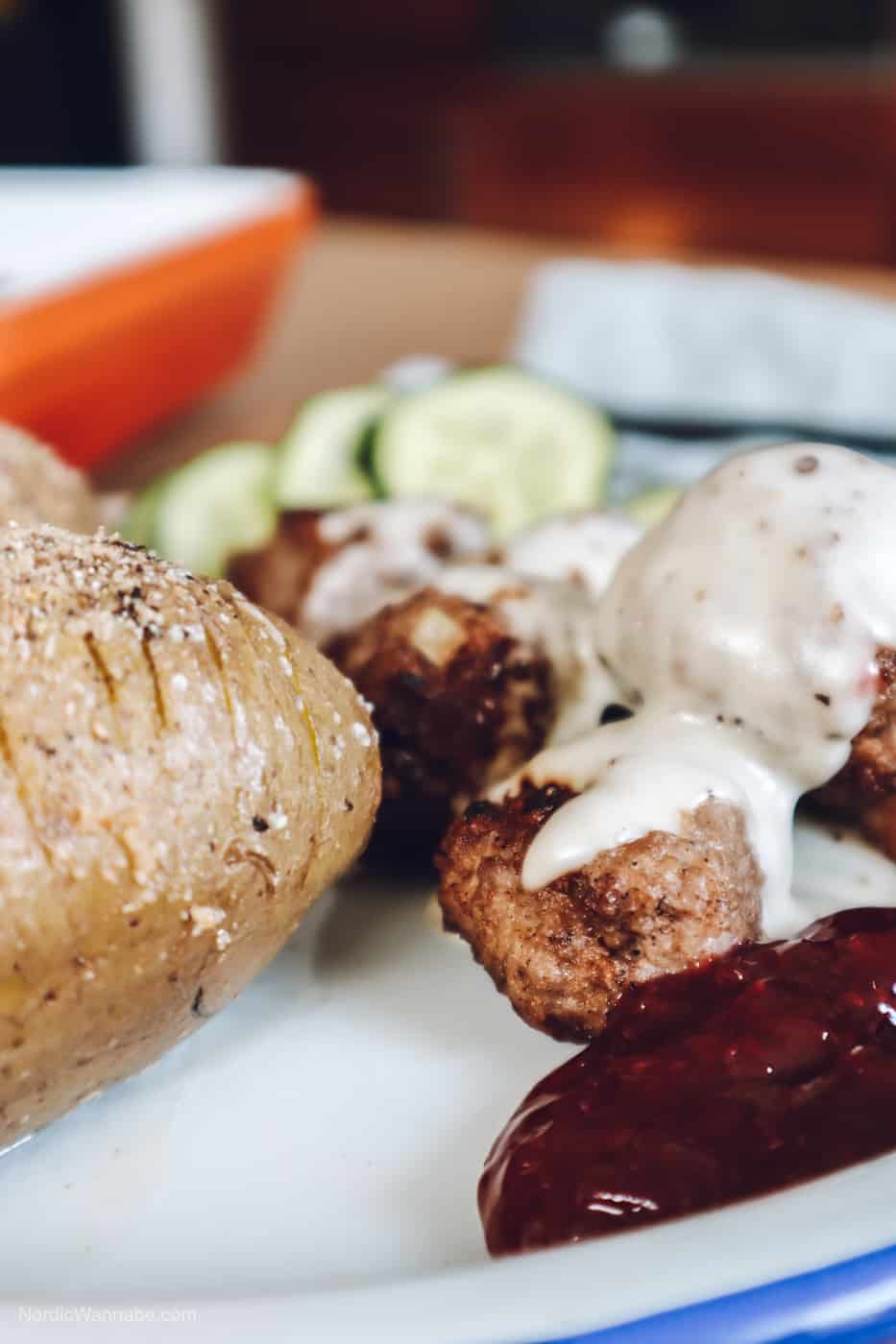 Rezept für Köttbullar, Schwedische Hackfleischbällchen, Schwedenblog, Schweden Rezepte, schwedische Rezepte